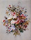 Pierre Auguste Renoir A Bouquet Of Roses painting